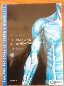 CUNNINGHAM'S MANUAL OF PRACTICAL ANATOMY 16TH EDITION VOL.2