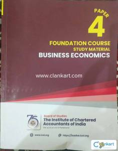 Ca foundation business economics