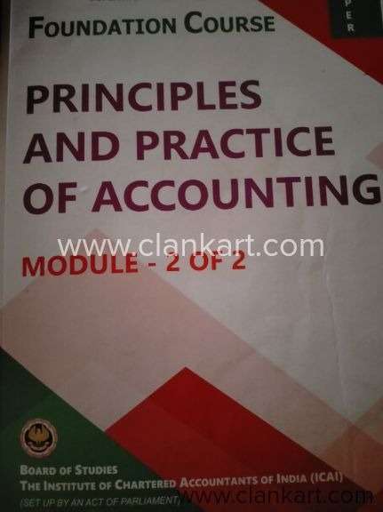 Ca foundation paper 1 accountancy both modules