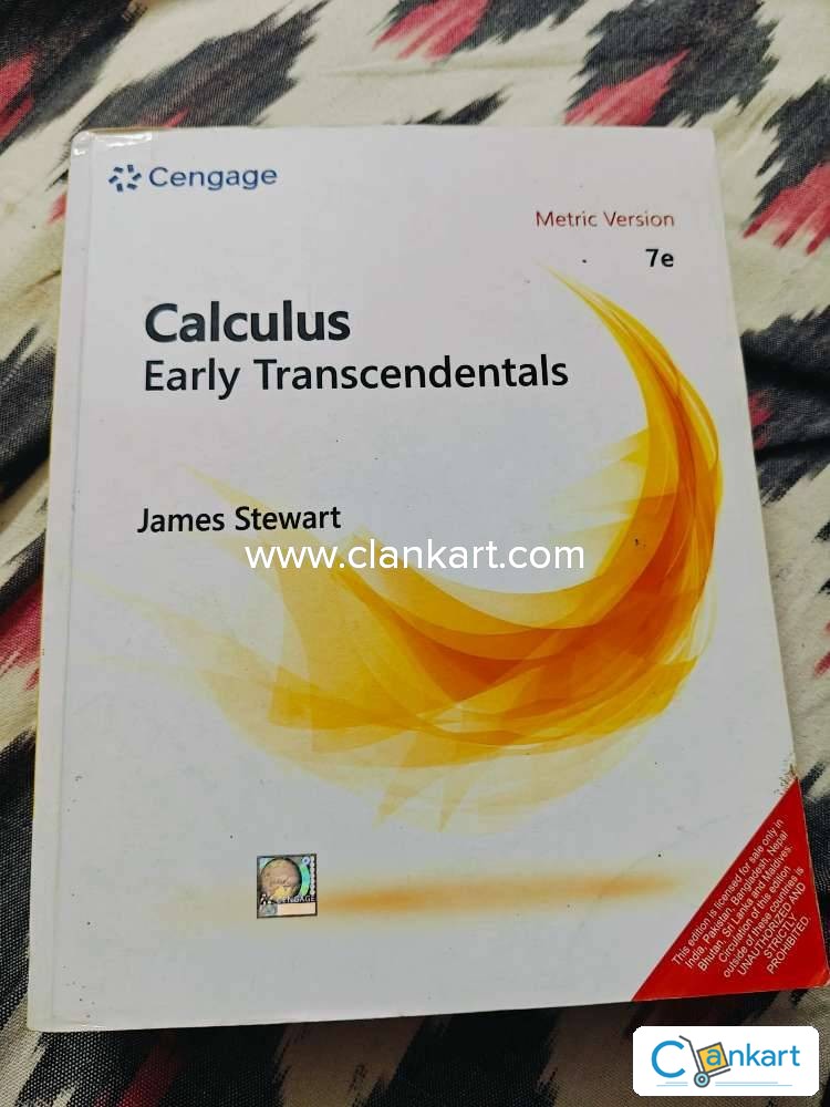 Buy 'Early Transcendentals By James Stewart 7th Edition' Book In