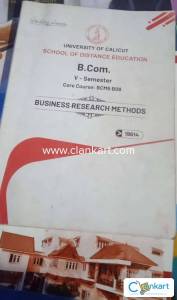 Calicut university BRM for b.com 5 th  semester