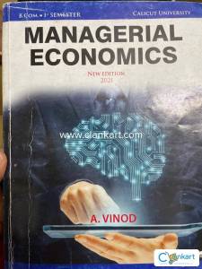 Calicut university Bcom1st sem managerial economics