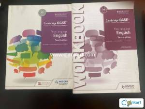 Cambridge IGCSE 1st Language English 4th edition and workbook
