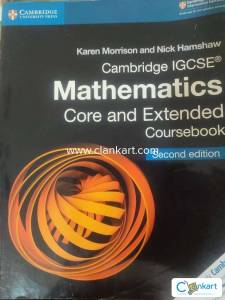 Cambridge IGCSE MATHEMATICS CORE AND EXTENDED KAREN Morrison 2nd editi