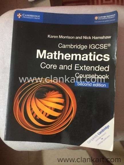 Cambridge IGCSE Mathematics CoreExtended hardly used