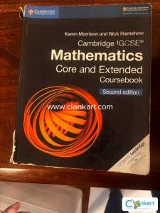Cambridge IGCSE Mathematics Core and Extended WorkBook