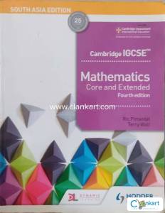 Cambridge IGCSE Mathematics core and extended Fourth Edition