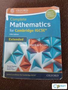 Cambridge IGCSE Mathematics extended by David Rayner for grade 8 9 10