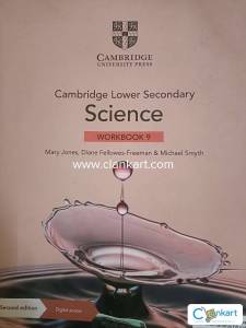 Cambridge IGCSE science book for lower secondary workbook
