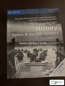 Cambridge IGSCE History  Option B: The 20th Century Coursebook