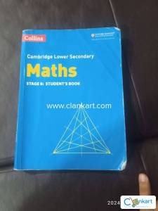 Cambridge Lowe secondary Maths book stage 8