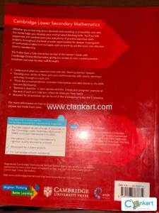 Cambridge Lower Secondary Mathematics Learner's Book 9