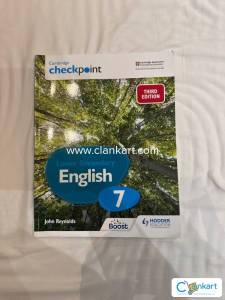 Cambridge checkpoint, lower secondary English 7 (3 edition)