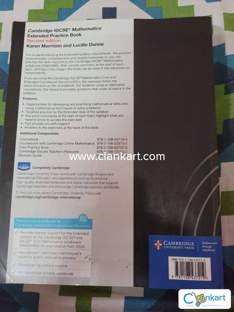 Buy cambridge igcse mathematics extended practice book cambridge