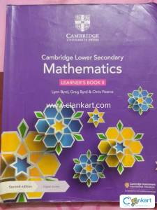 Cambridge lower secondy mathematics learners book 8