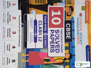 Cbse XIIth PYQ by Oswal Books