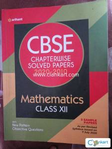 Cbse chapter wise solved paper mathematics class 12th