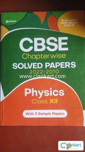 Cbse chapterwise solved papers physics