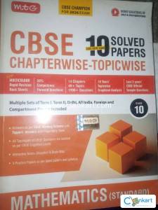 Cbse chapterwise topic wise 10 year solved paper maths class X