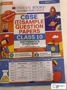 Cbse class 10 sample question paper (standard) oswaal