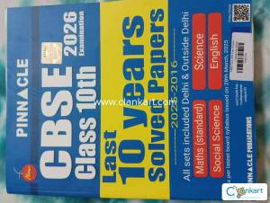Cbse class 10th last 10 year question paper (2016-2025), four subjects