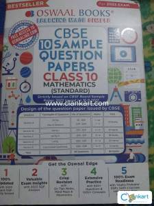 Cbse class 10th math standard oswal sample paper