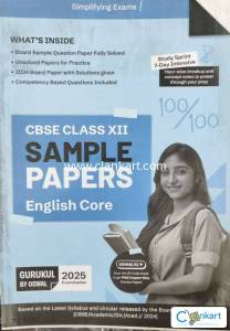 Cbse english sample paper for class 12