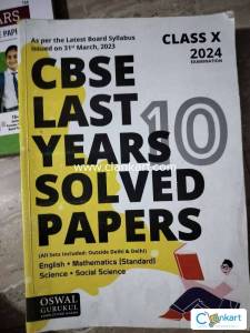 Oswaal Cbse last 10 years solved papers class 10