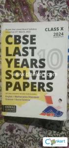 Cbse last years solved paper class 10