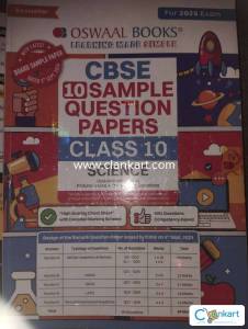 Cbse oswaal  science 10 sample paper 2025