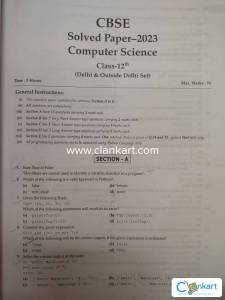 Cbse oswaal computer science for class 12