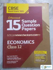 Cbse sample papers economics class 12