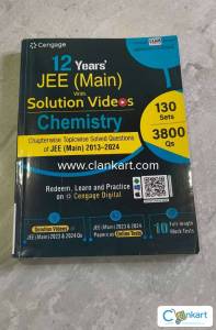 Cengage 12Year's JEE Main solved pyq of CHEMISTRY(2013-2024)