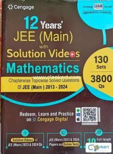 Cengage 12 years JEE(main) with solution videos mathematics