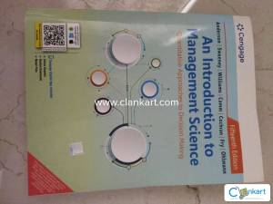 Cengage 15th edition, An introduction to management science