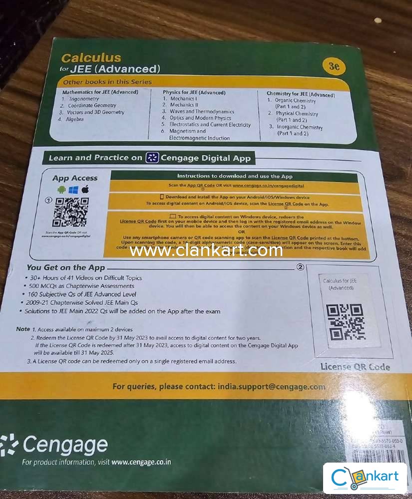 Buy cengage calculus for jee advanced along with dpps book in