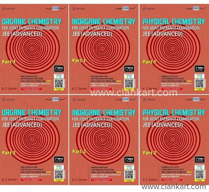 Cengage Chemistry 6 Books set for JEE ADVANCED