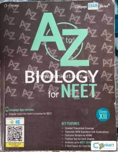 Cengage India A to Z Biology for NEET: Class XII