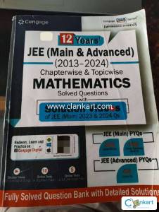 Cengage Learning India 12 Years' JEE (Mains and Advanced) pyq