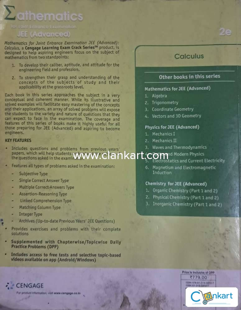 Buy mathematics for joint entrance examination jee advanced