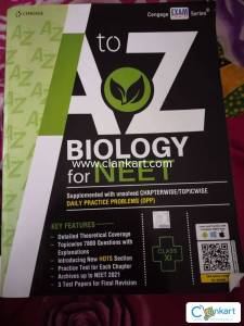 Cengage Neet A to Z Biology