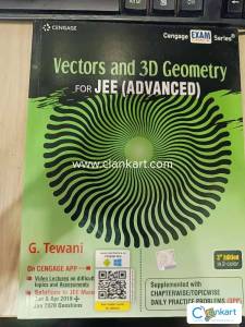 Cengage Vectors and 3d geometry for jee (mains and advance) and dpp