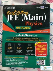 Cengage jee main physics by BM SHARMA 2024 edition
