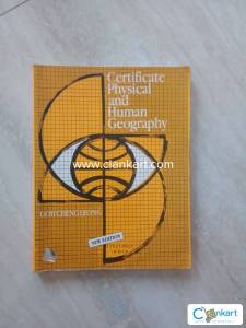 Certificate Physical and Human Geography 2013