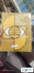 Certificate physical and human geography