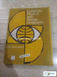 Certificate physical and human geography