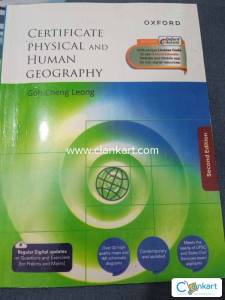 Certificate physical and human geography