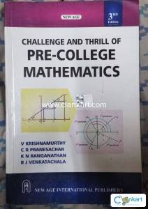 Challenge and Thrill of Pre-College Mathematics