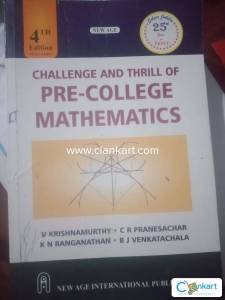 Challenge and thrill of pre college mathematics