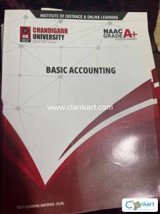 Chandigarh university basic accounting sem 1